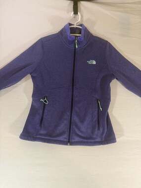 The North Face Women's Full-Zip Softshell Fleece-Lined Jacket in Purple